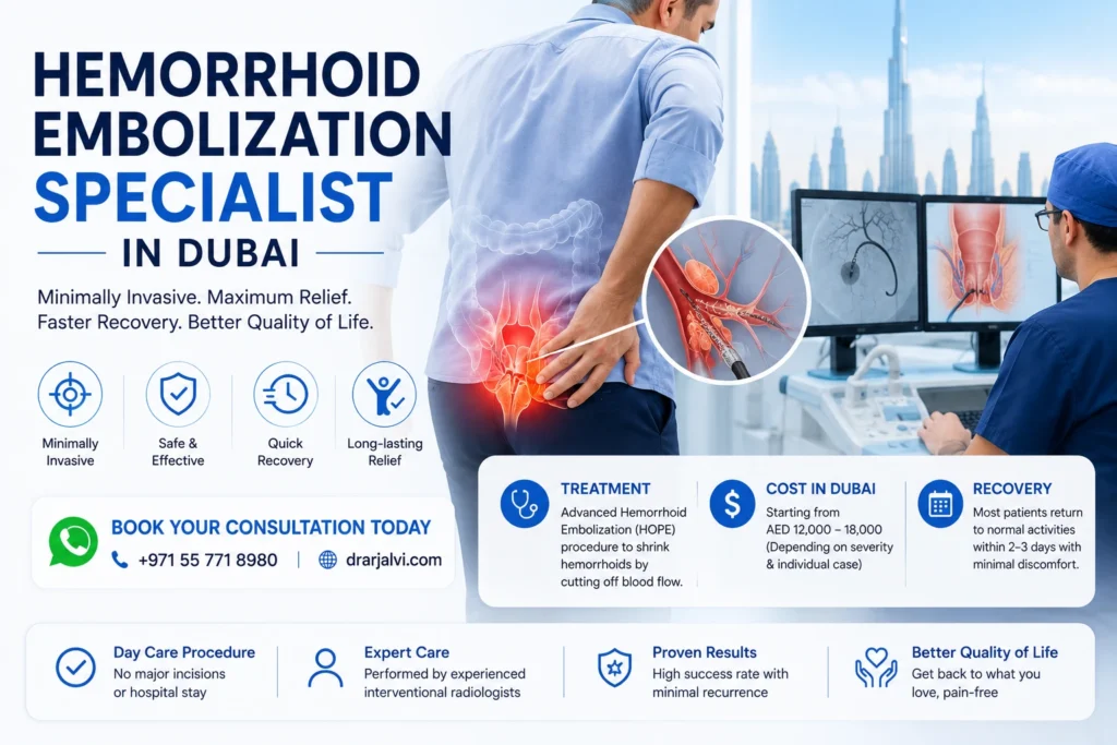 Hemorrhoid Embolization Specialist in Dubai