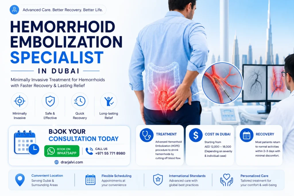 Hemorrhoid Artery Embolization