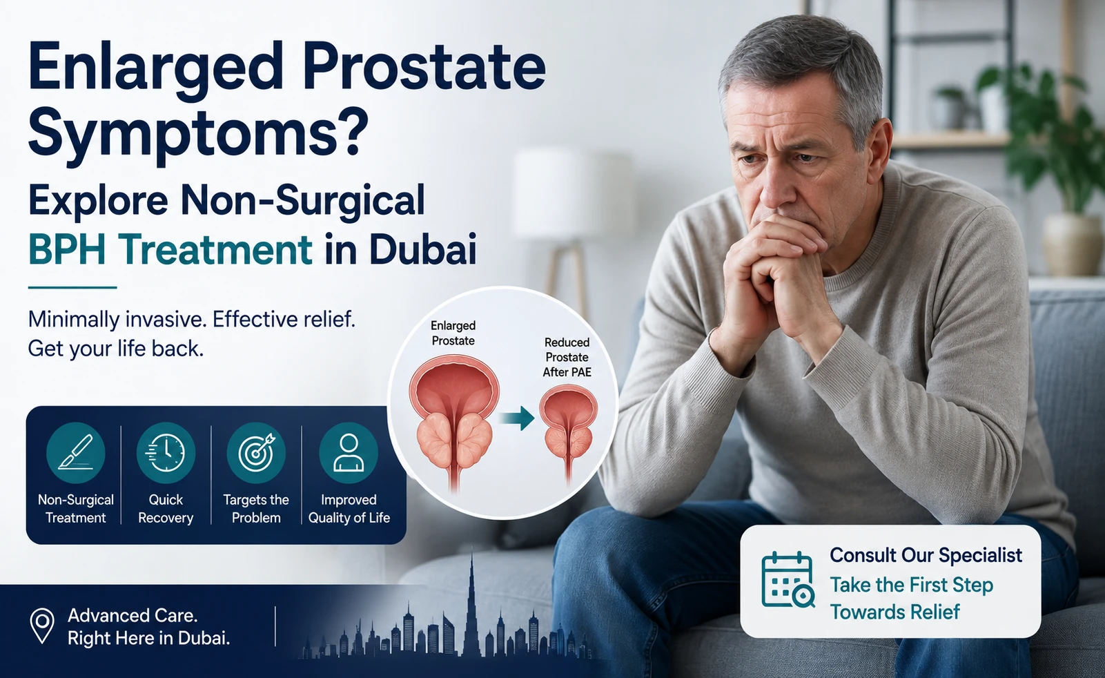 Non-Surgical BPH Treatment in Dubai