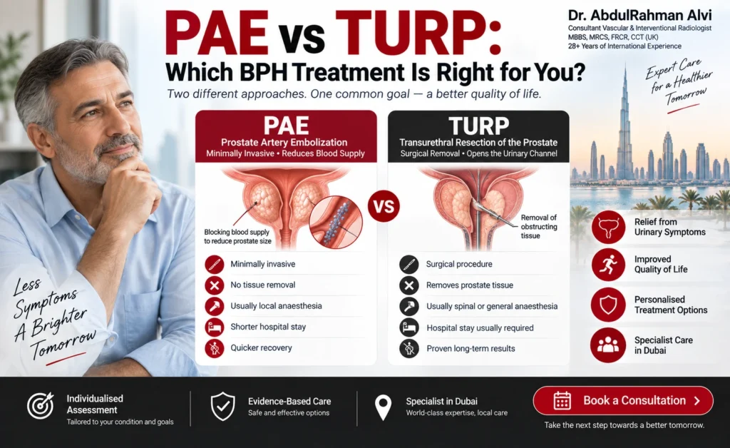 PAE vs TURP